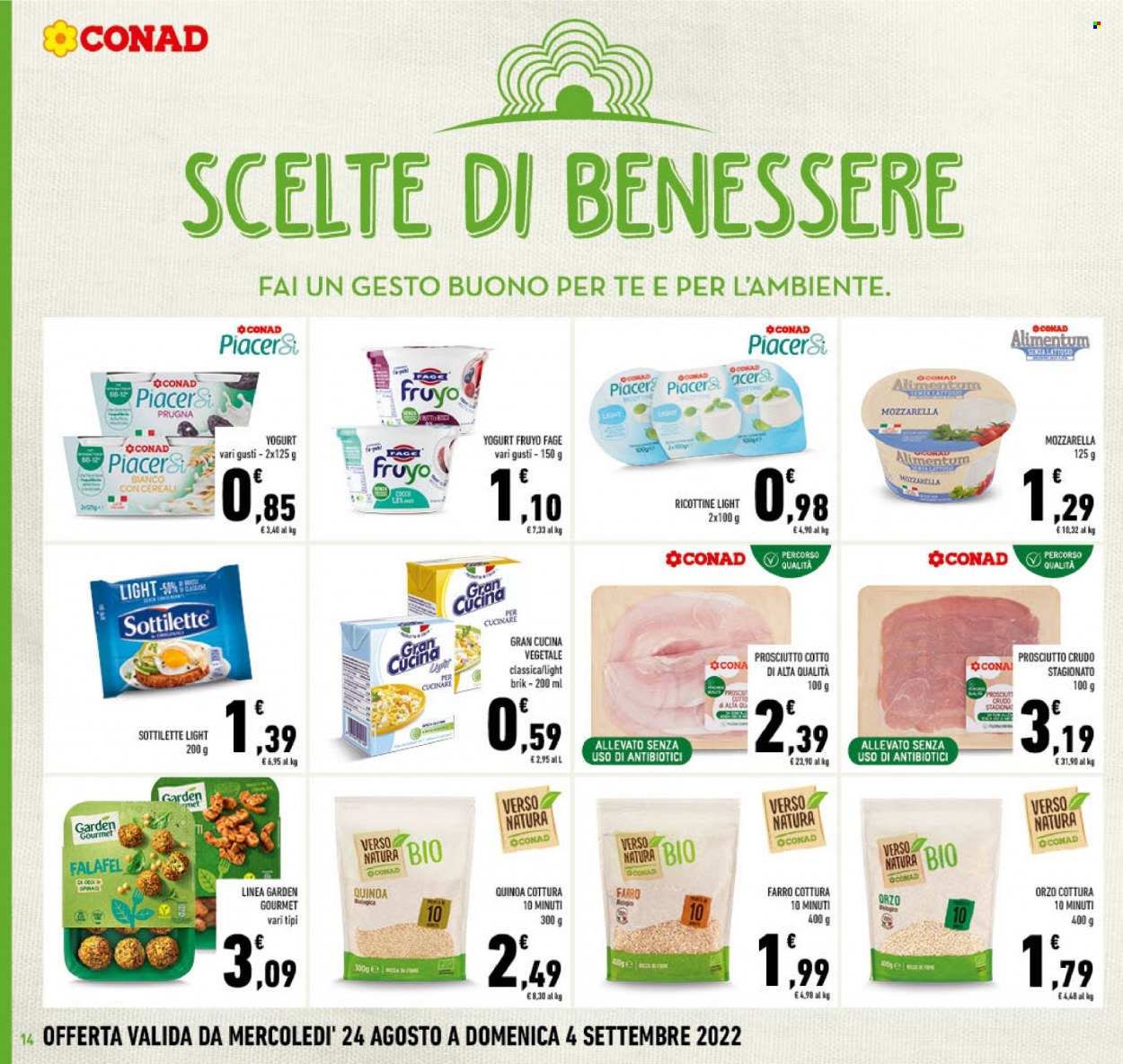 Volantino Conad - 24/8/2022 - 4/9/2022. Pagina 14