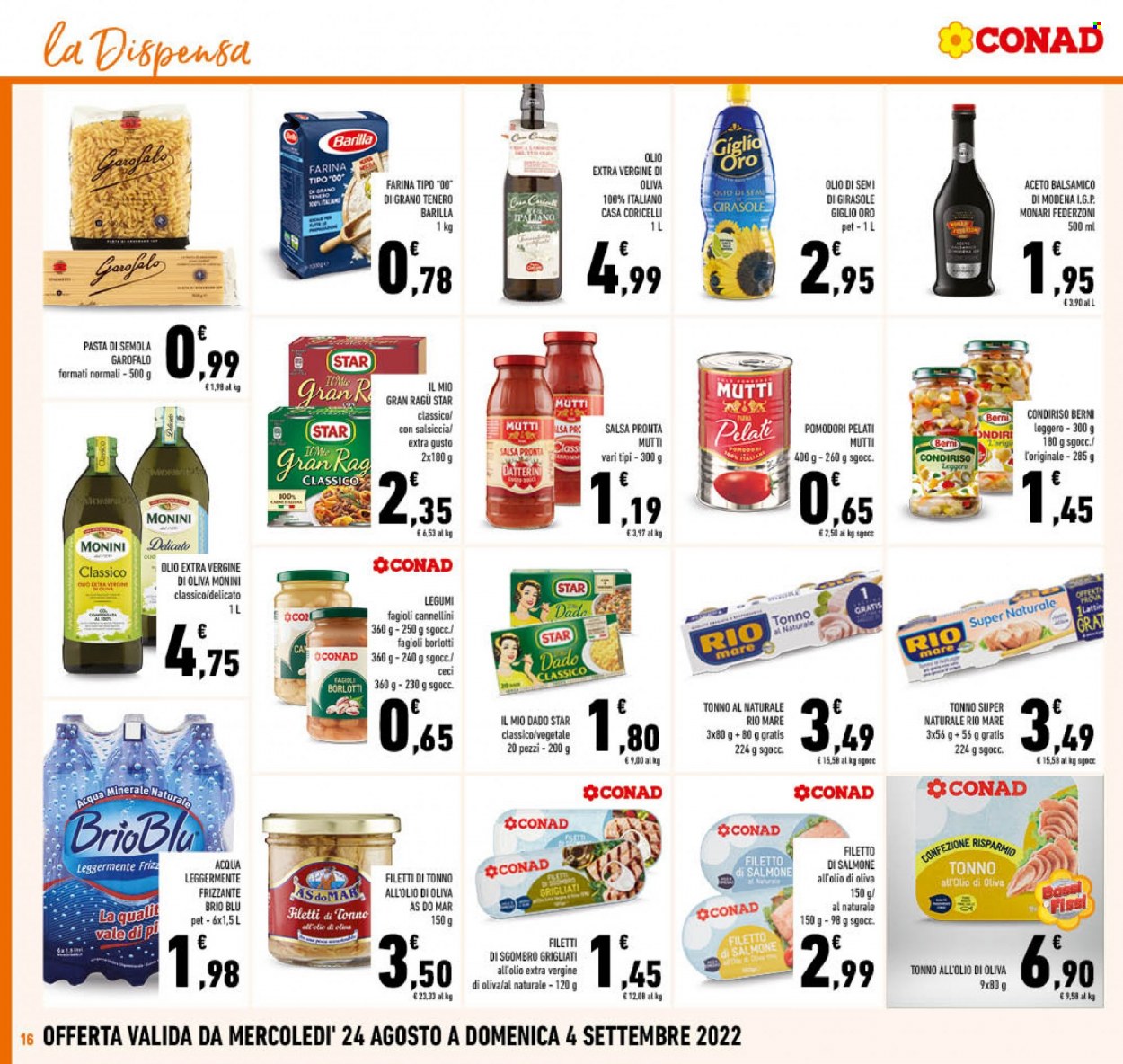 Volantino Conad - 24/8/2022 - 4/9/2022. Pagina 16