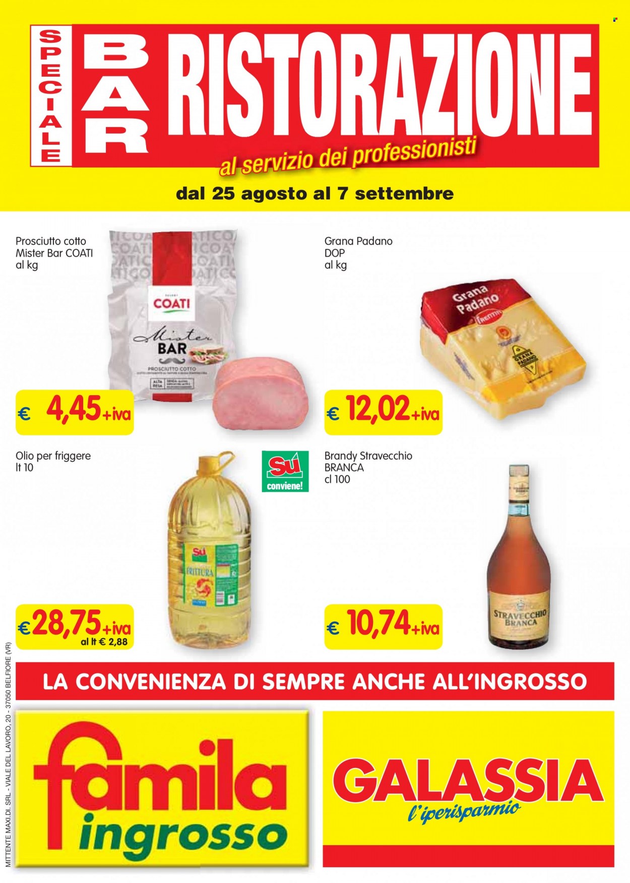 Volantino Famila - 25/8/2022 - 7/9/2022. Pagina 1