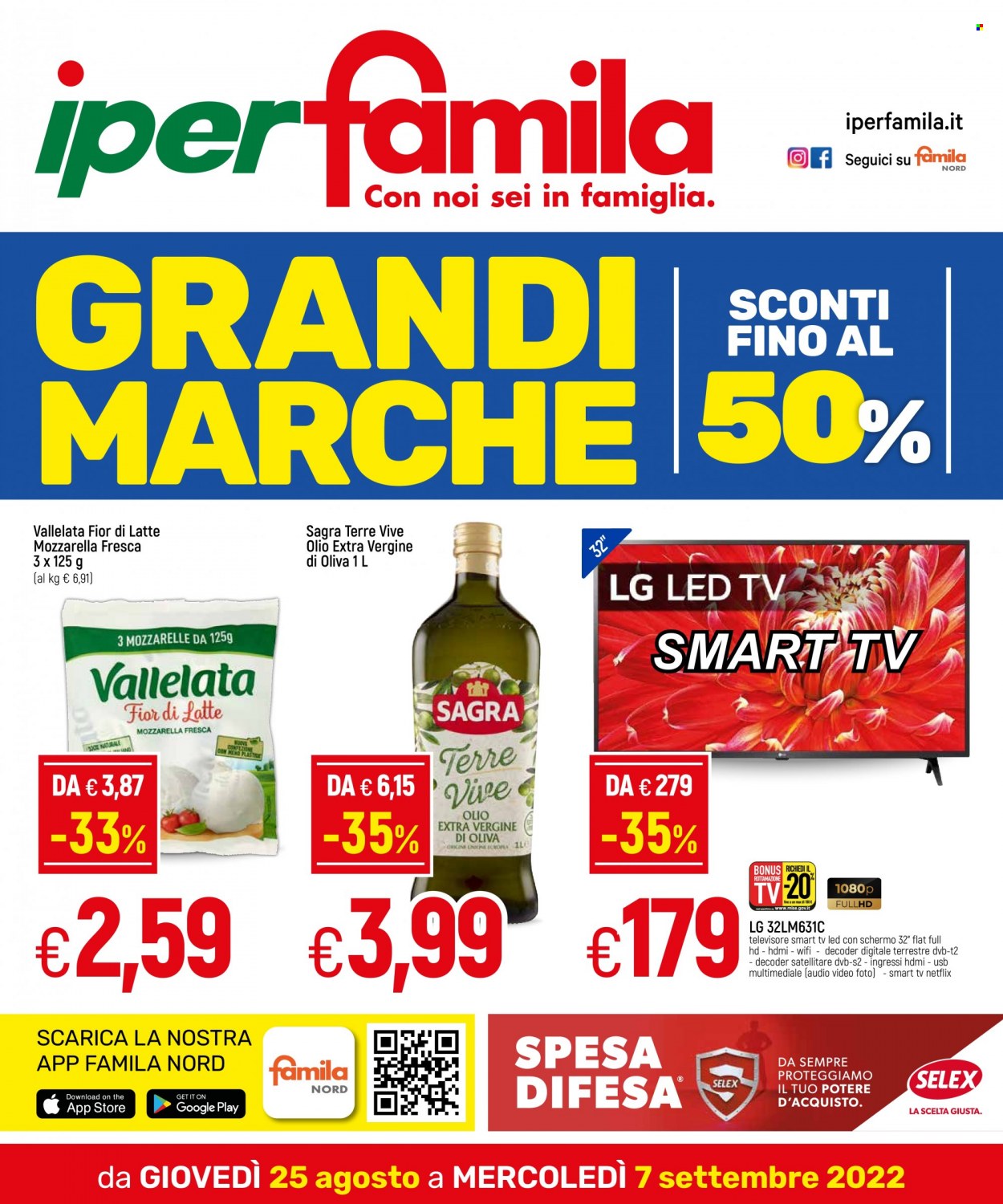Volantino Famila - 25/8/2022 - 7/9/2022. Pagina 1
