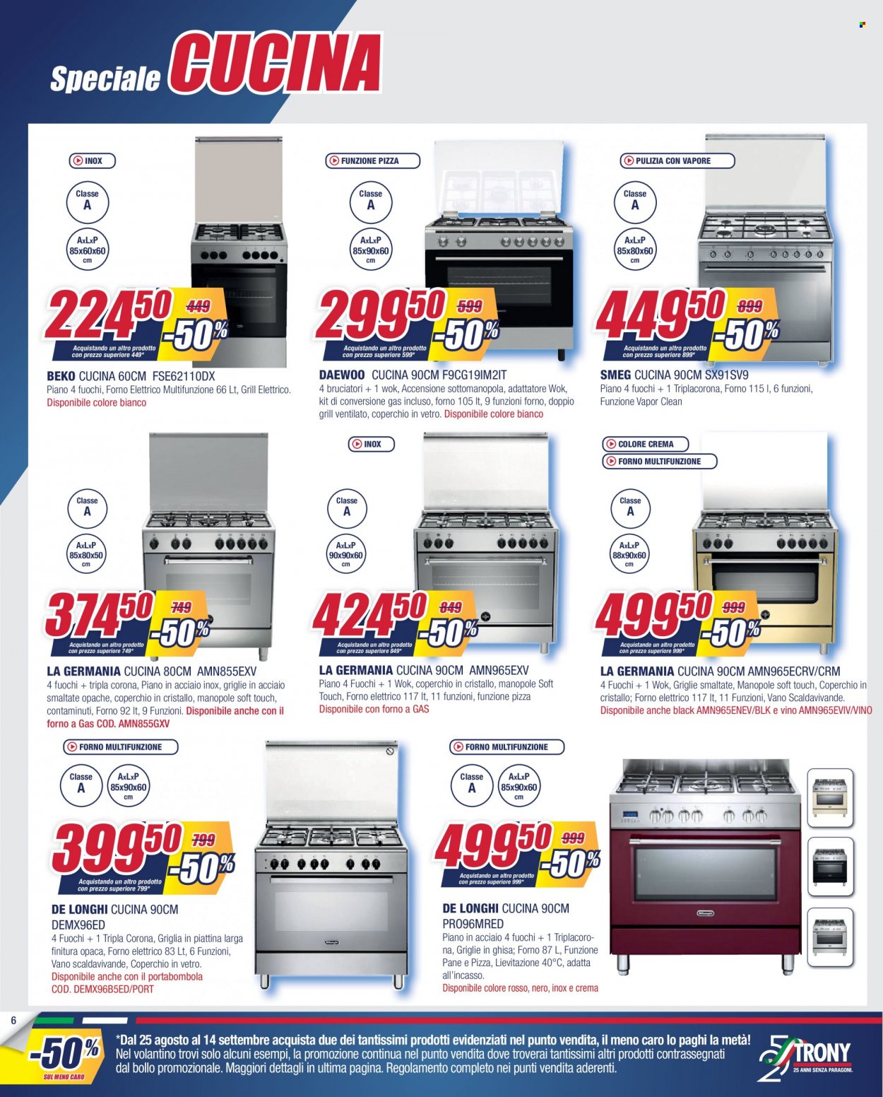Volantino Trony - 25/8/2022 - 14/9/2022. Pagina 6
