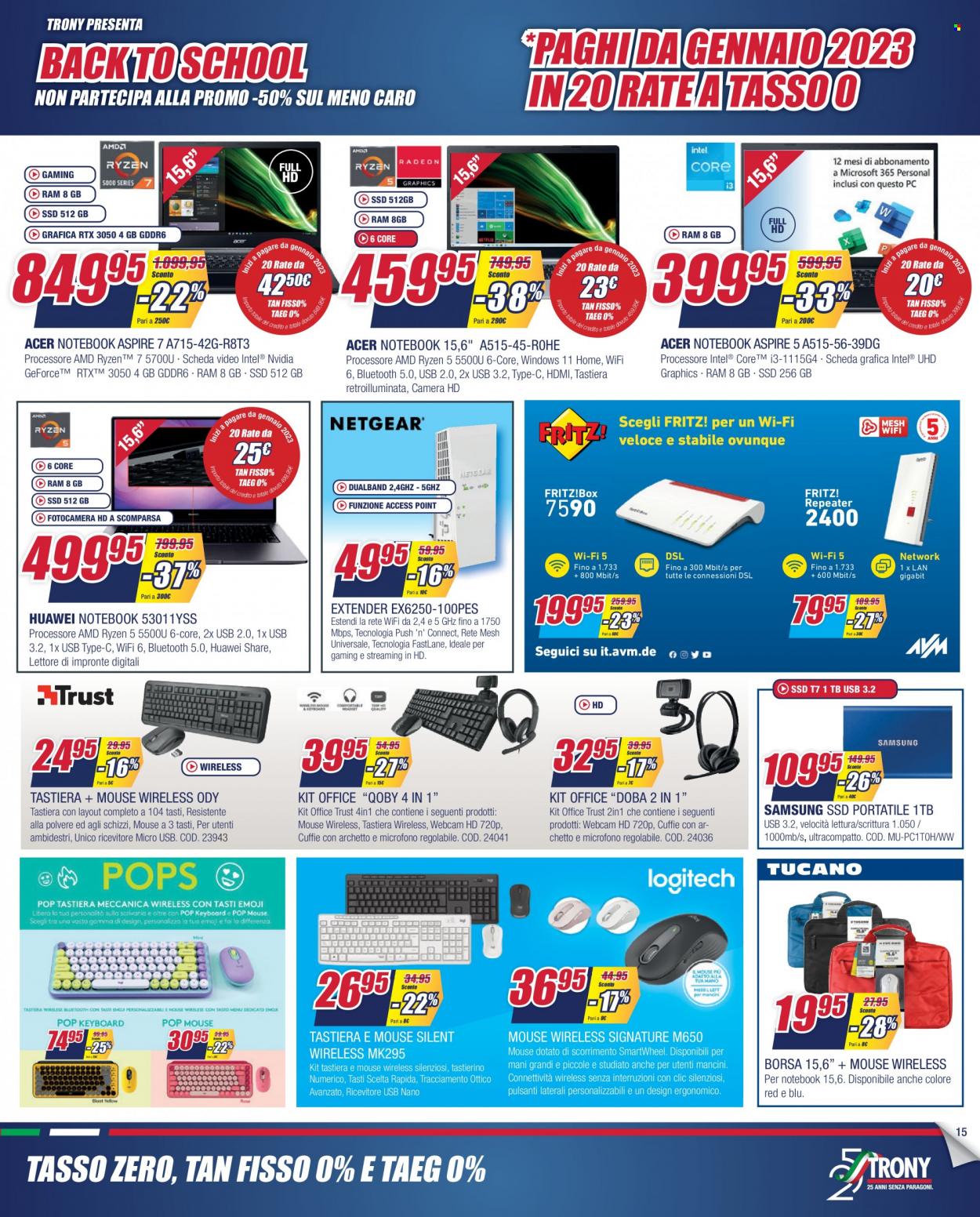Volantino Trony - 25/8/2022 - 14/9/2022. Pagina 15