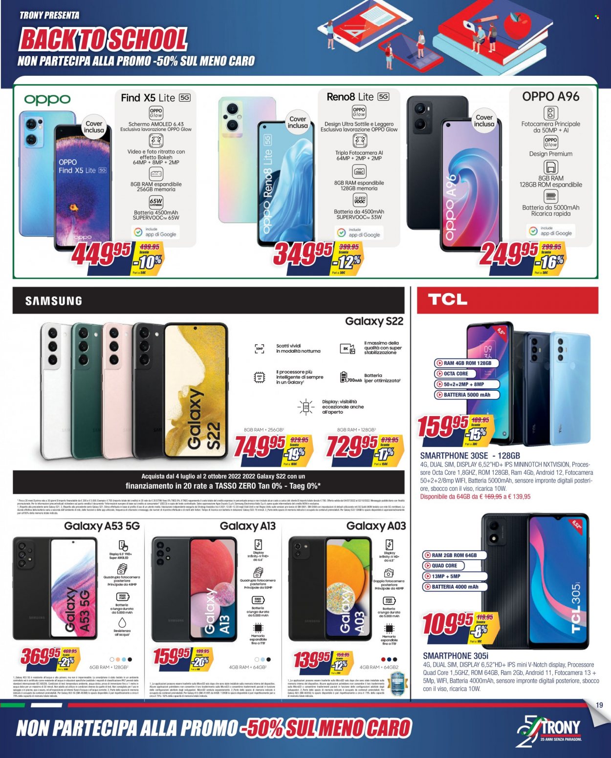 Volantino Trony - 25/8/2022 - 14/9/2022. Pagina 19