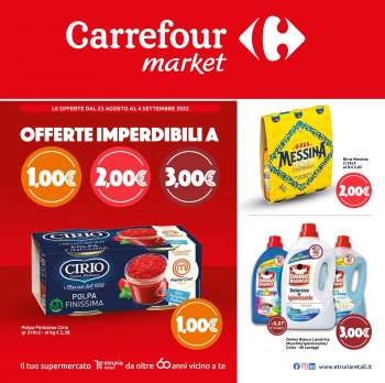 Volantino Carrefour - 23/8/2022 - 4/9/2022.