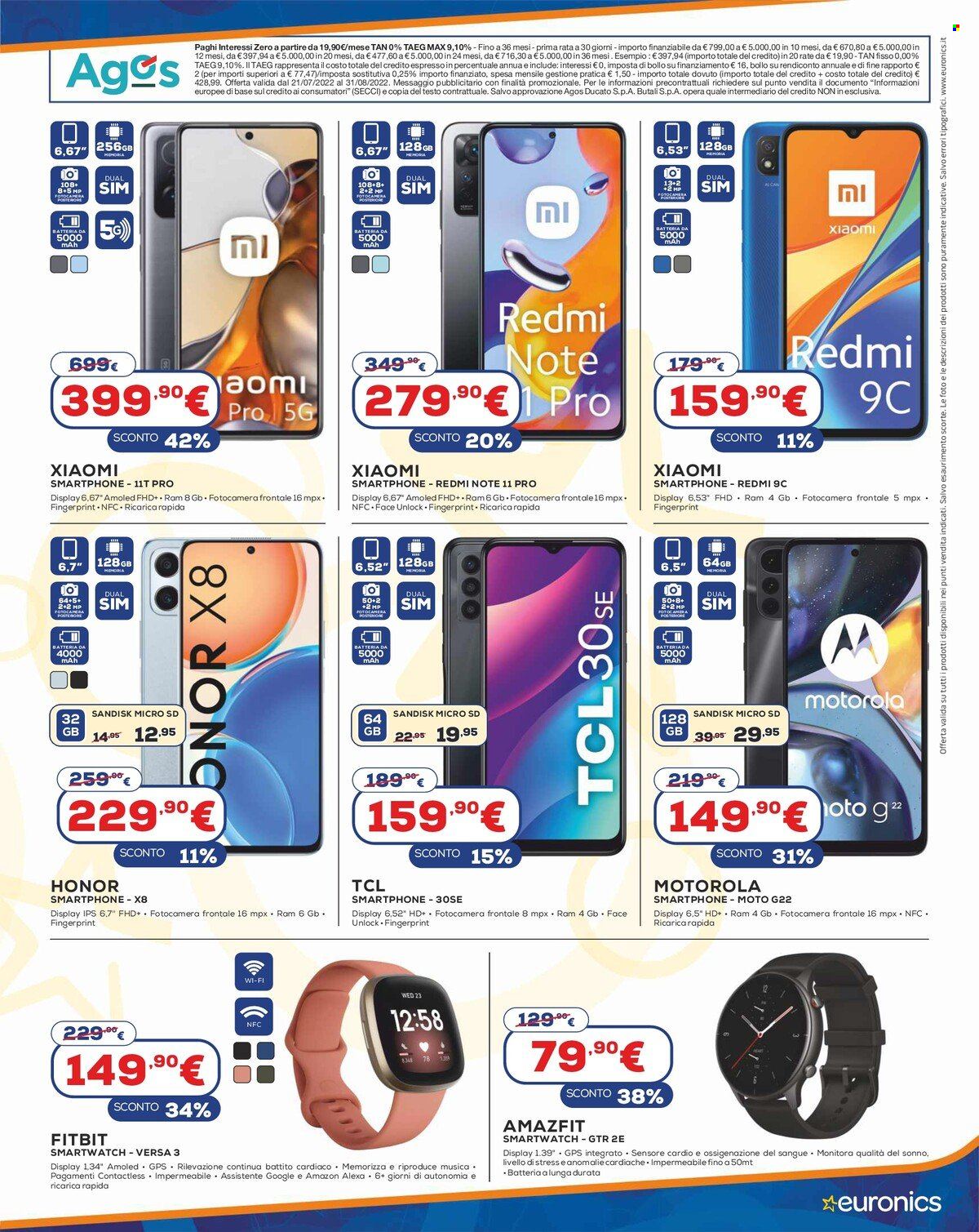 Volantino Euronics - 18/8/2022 - 31/8/2022. Pagina 8