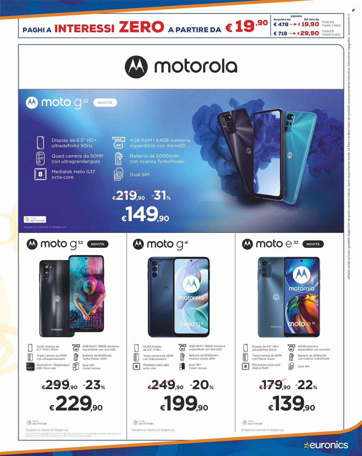 Volantino Euronics - 18/8/2022 - 31/8/2022. Pagina 10