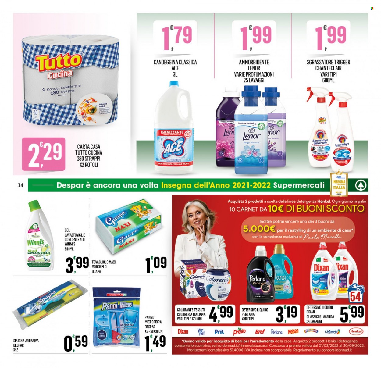 Volantino Despar - 25/8/2022 - 4/9/2022. Pagina 14