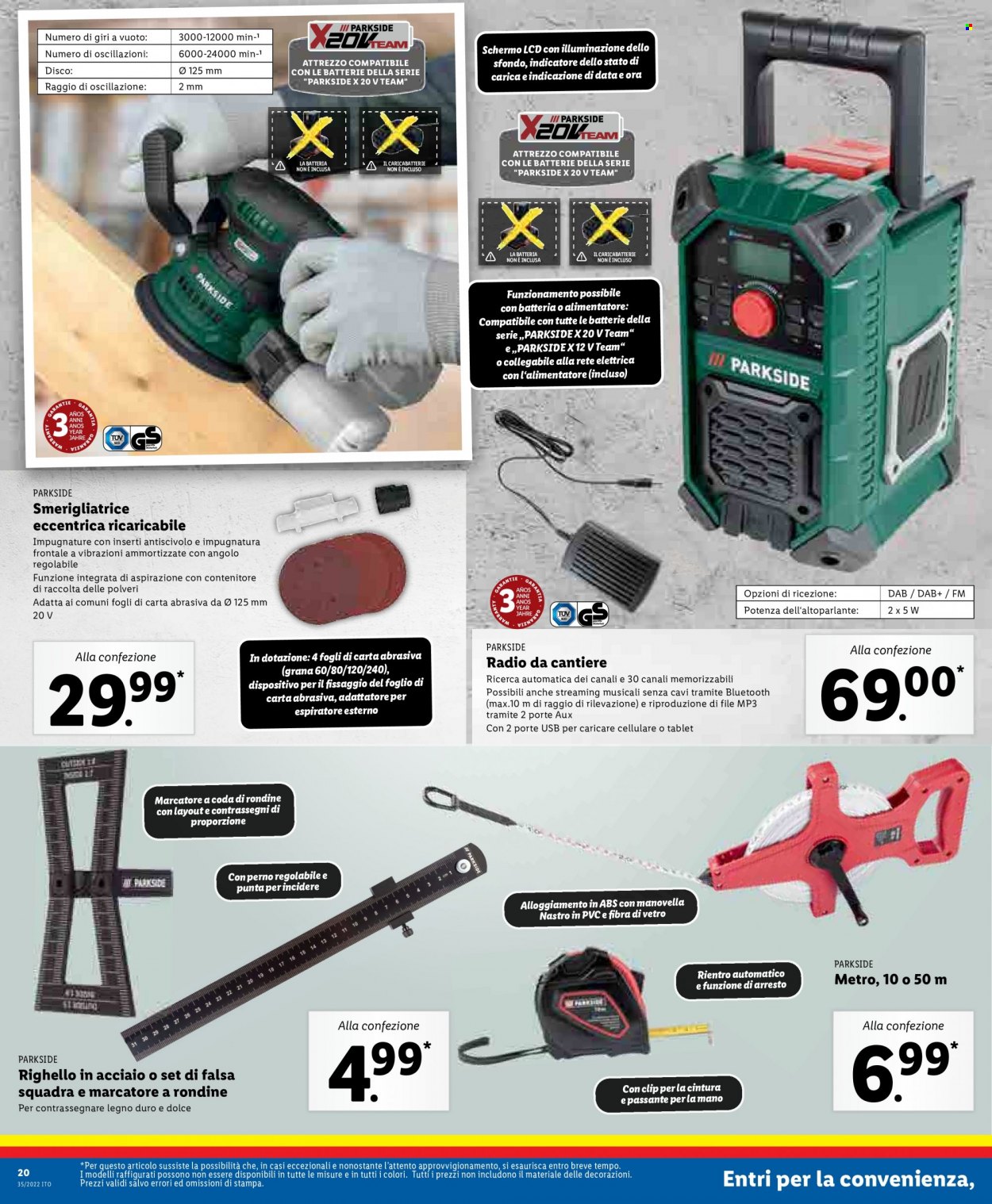 Volantino Lidl - 29/8/2022 - 4/9/2022. Pagina 20