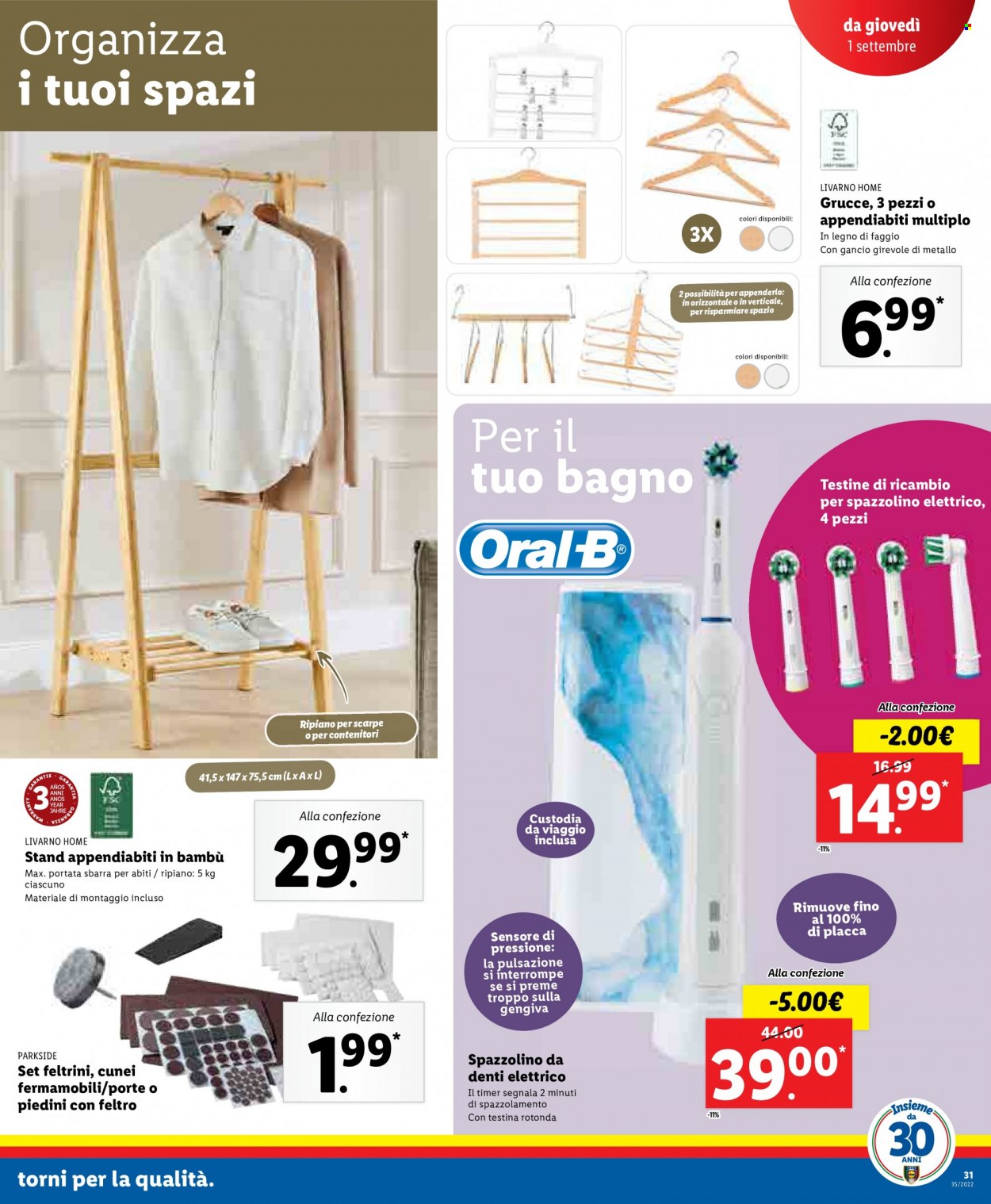 Volantino Lidl - 29/8/2022 - 4/9/2022. Pagina 31