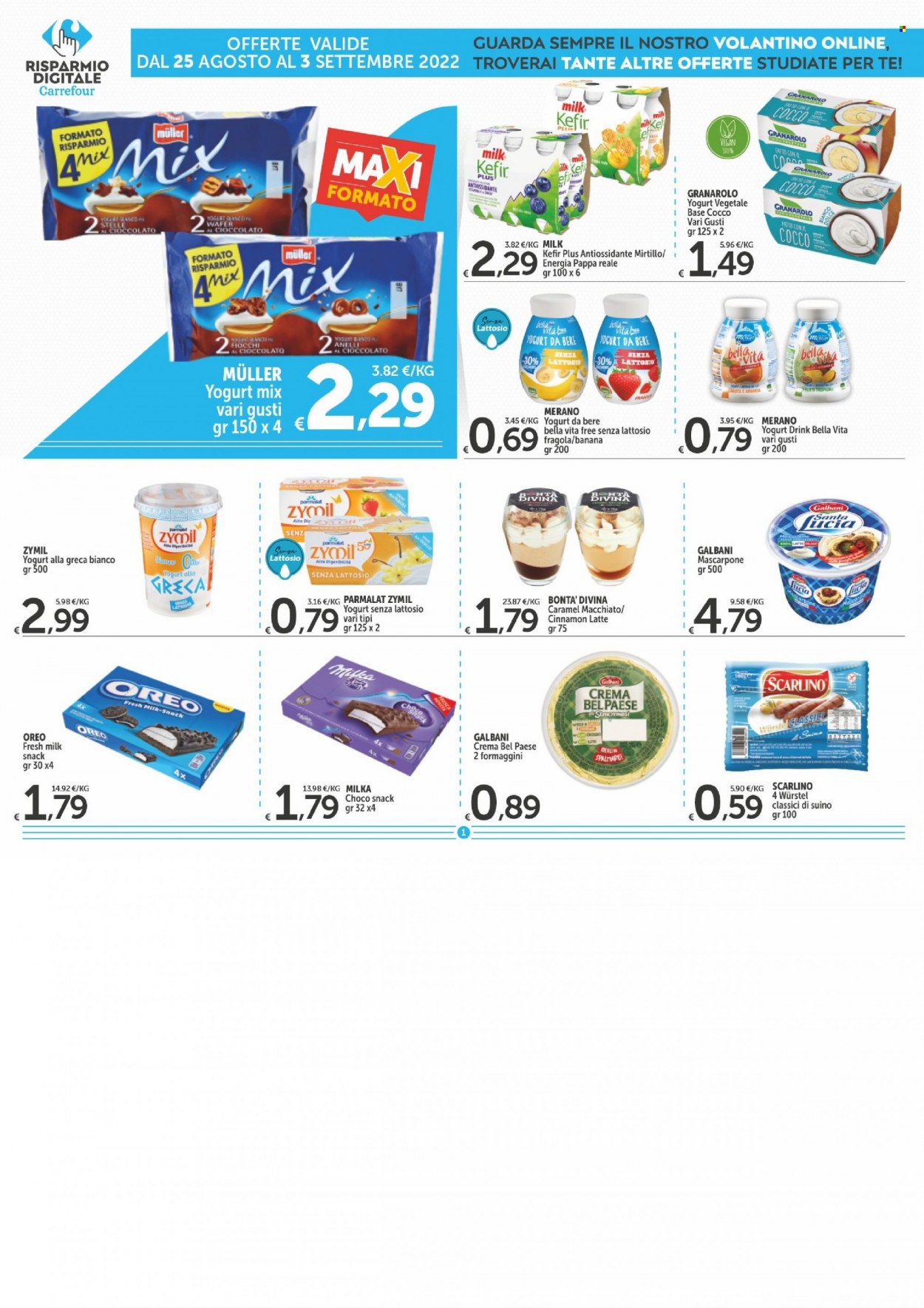 Volantino Carrefour - 25/8/2022 - 3/9/2022. Pagina 21