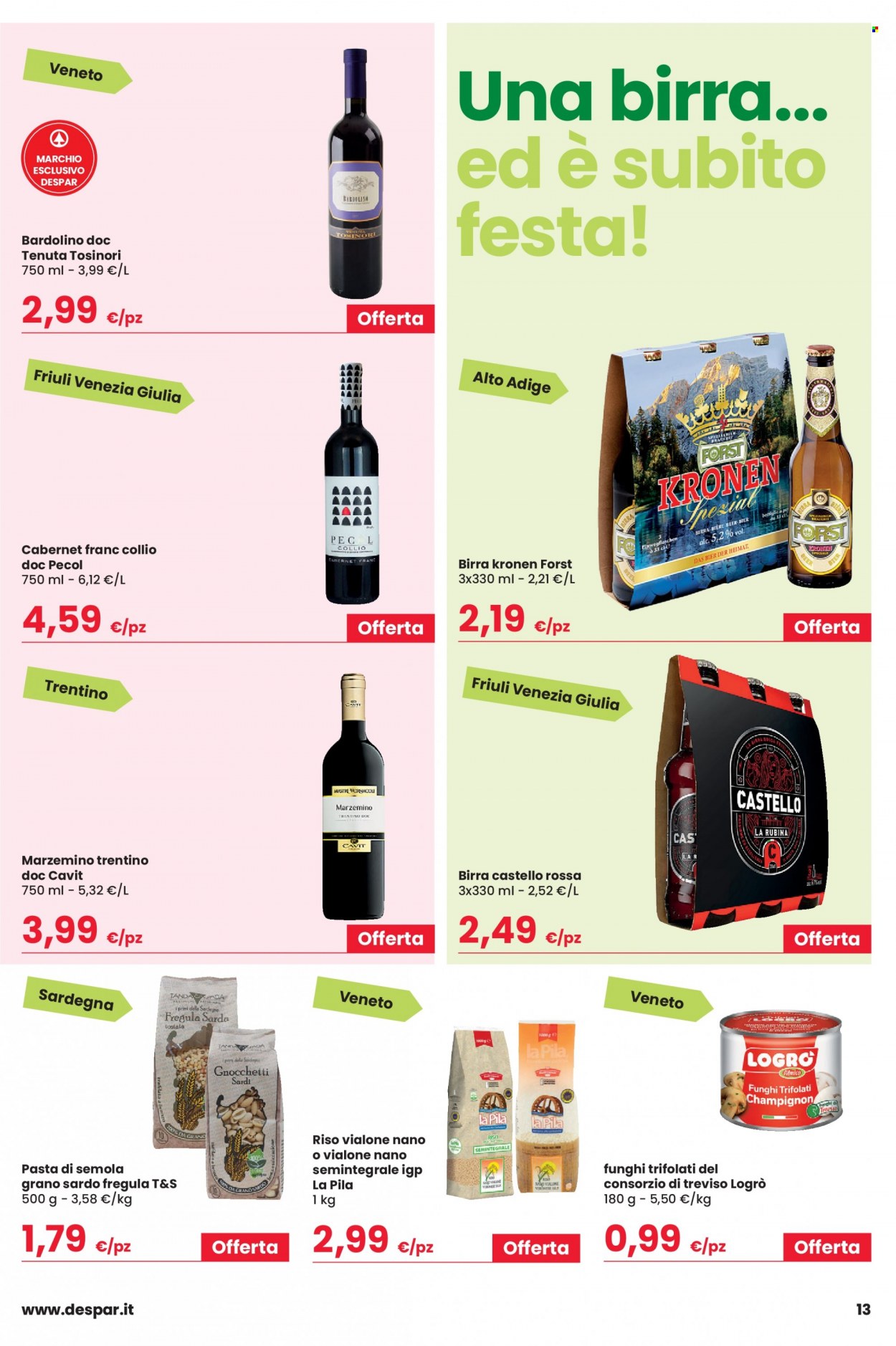 Volantino Despar - 25/8/2022 - 7/9/2022. Pagina 13
