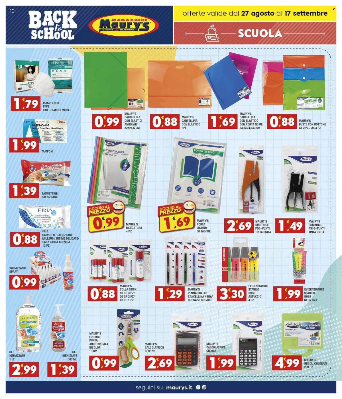Volantino Maury's - 27/8/2022 - 17/9/2022. Pagina 10