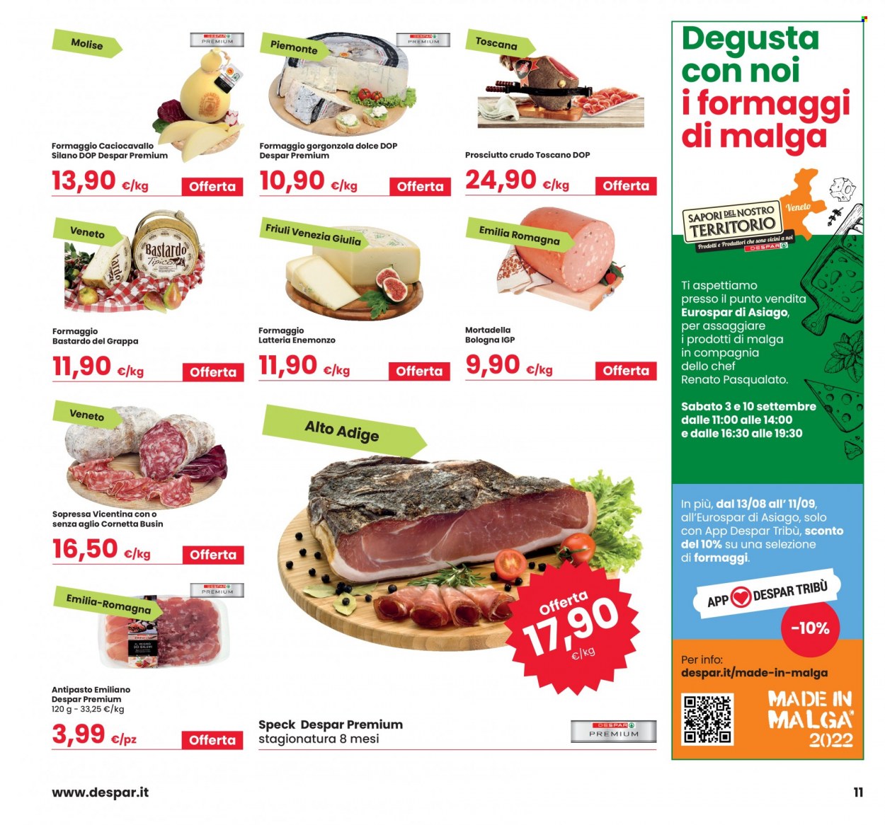Volantino Eurospar - 25/8/2022 - 7/9/2022. Pagina 11