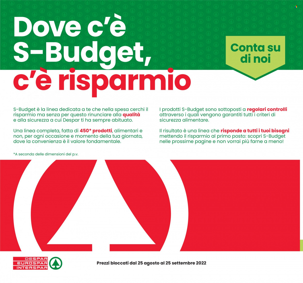 Volantino Interspar - 25/8/2022 - 25/9/2022. Pagina 2