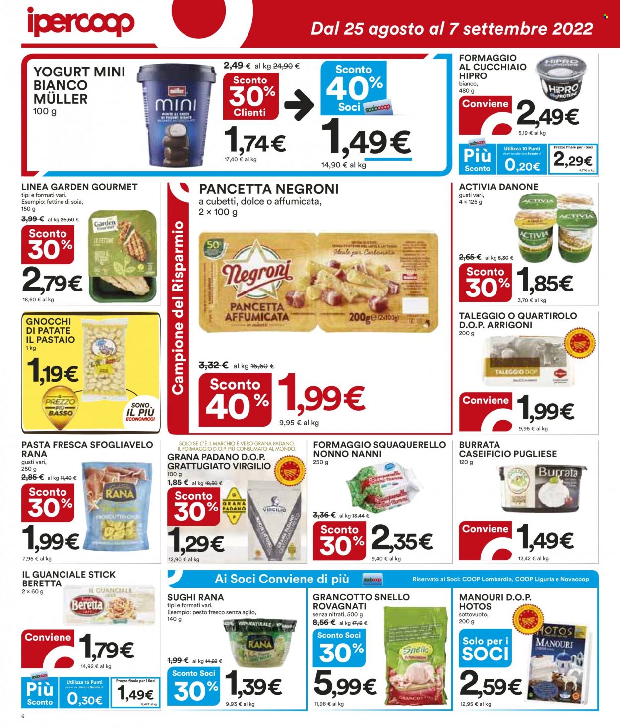 Volantino Coop - 25/8/2022 - 7/9/2022. Pagina 6