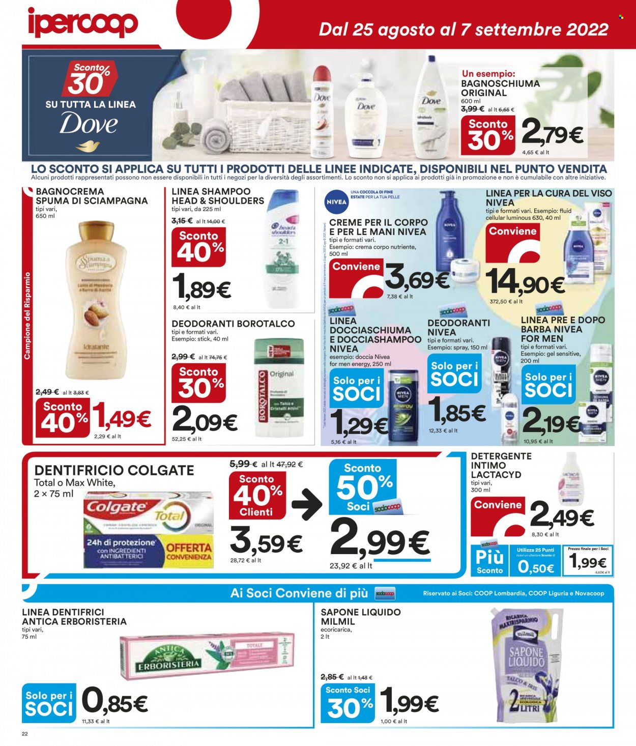 Volantino Coop - 25/8/2022 - 7/9/2022. Pagina 22