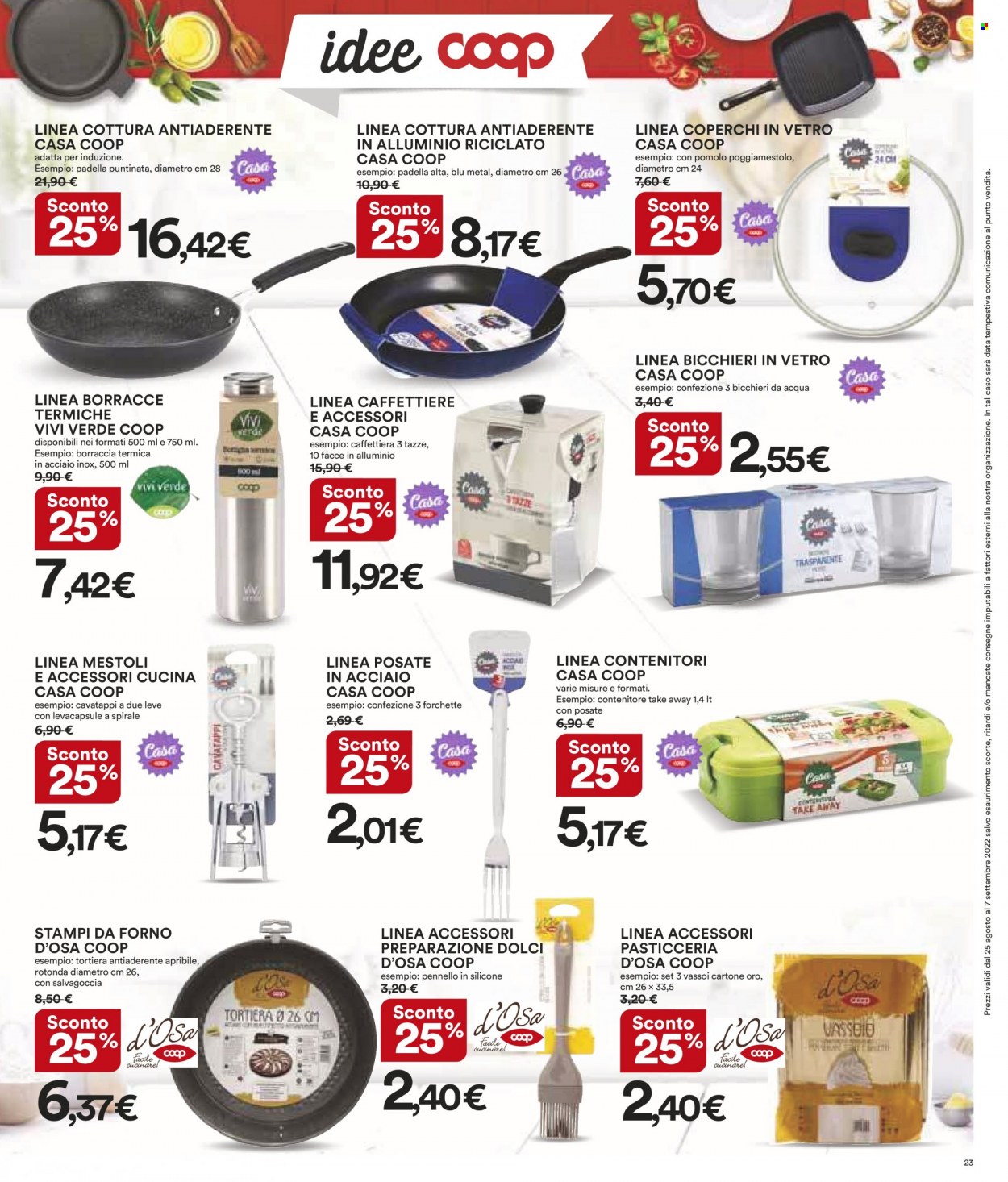 Volantino Coop - 25/8/2022 - 7/9/2022. Pagina 23