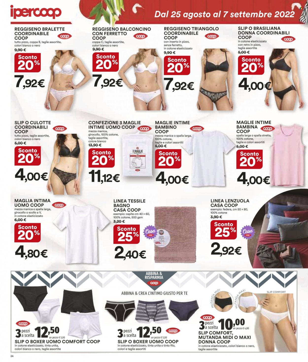 Volantino Coop - 25/8/2022 - 7/9/2022. Pagina 24