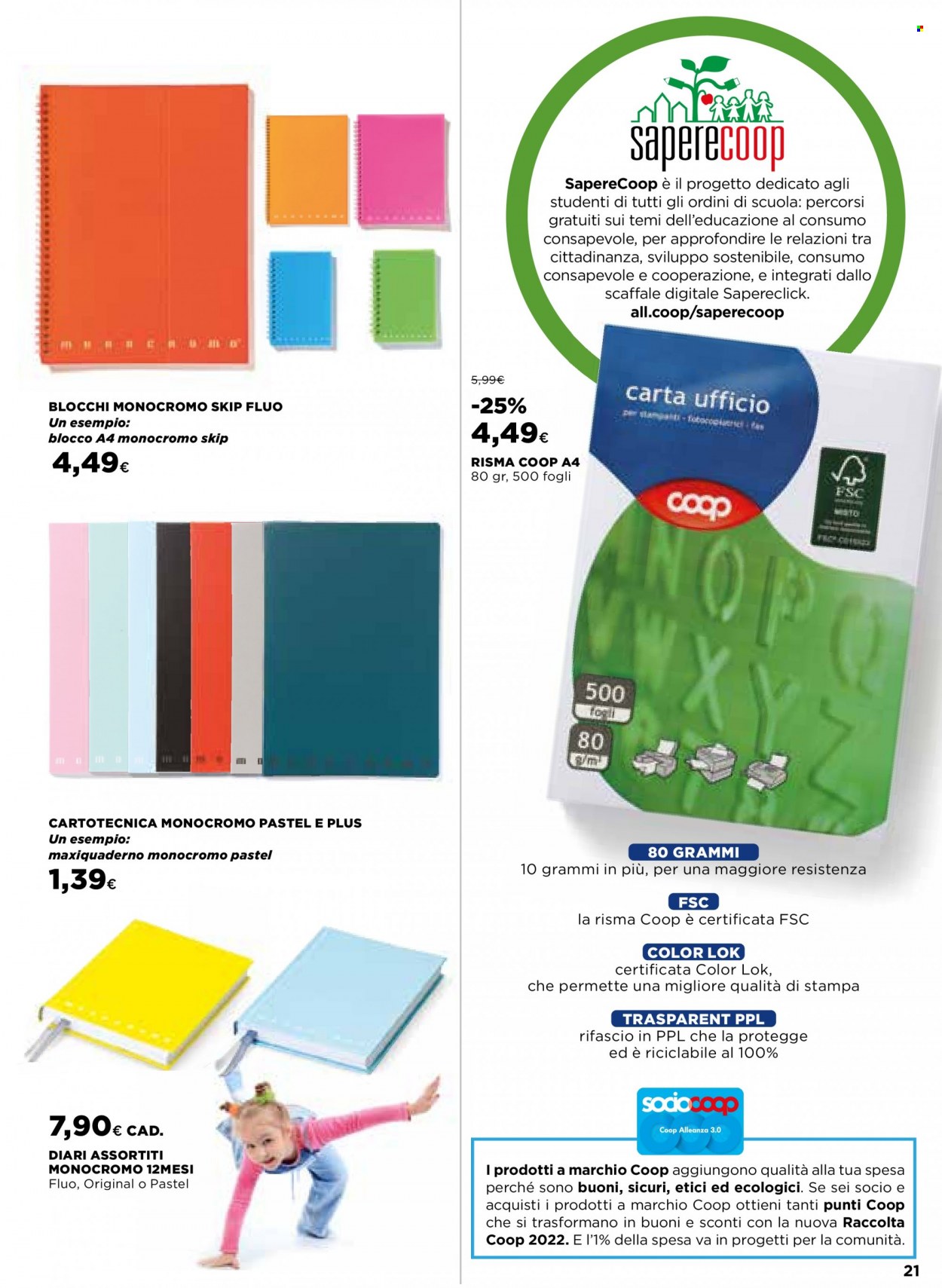 Volantino Coop - 25/8/2022 - 5/10/2022. Pagina 21