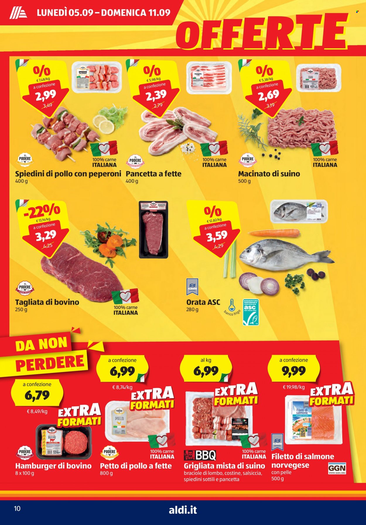 Volantino Aldi - 5/9/2022 - 11/9/2022. Pagina 10