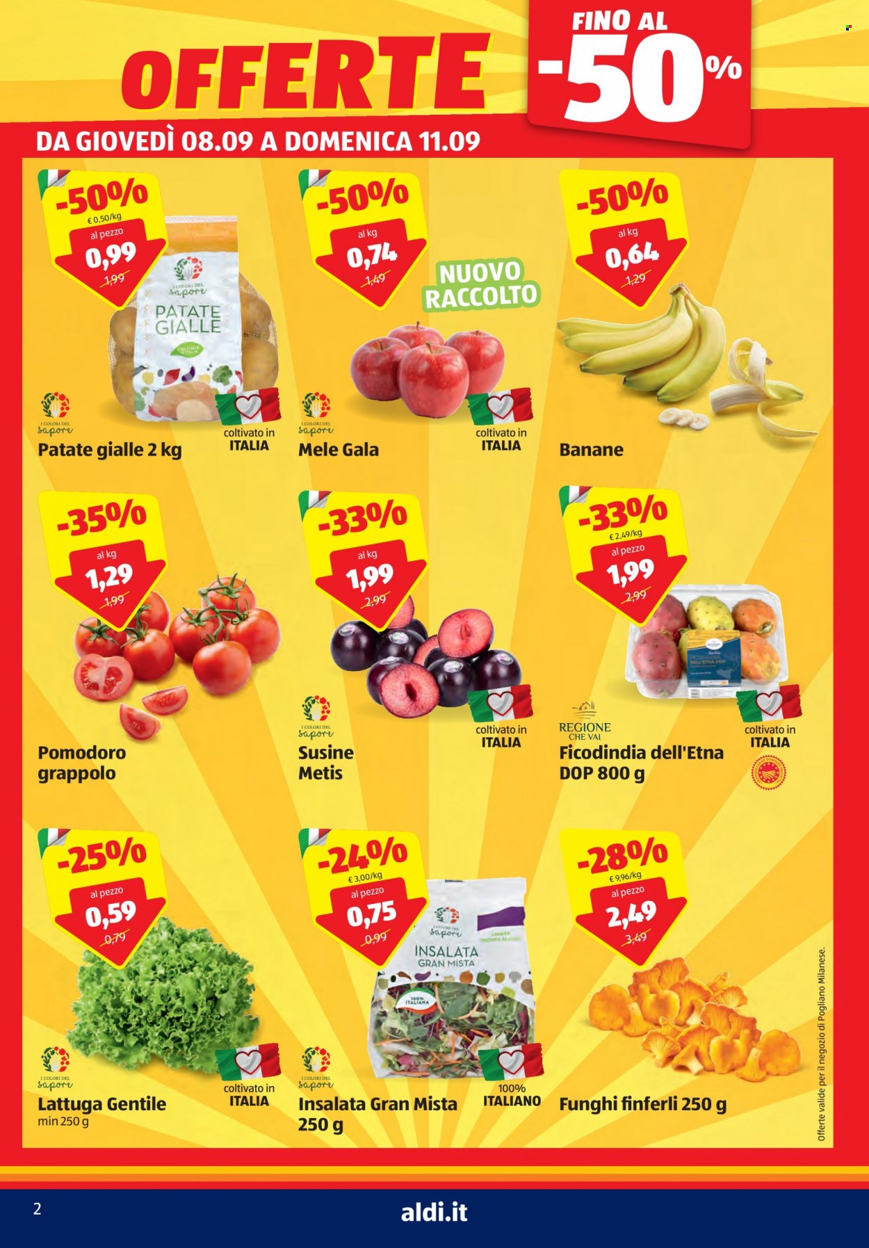 Volantino Aldi - 8/9/2022 - 11/9/2022. Pagina 2