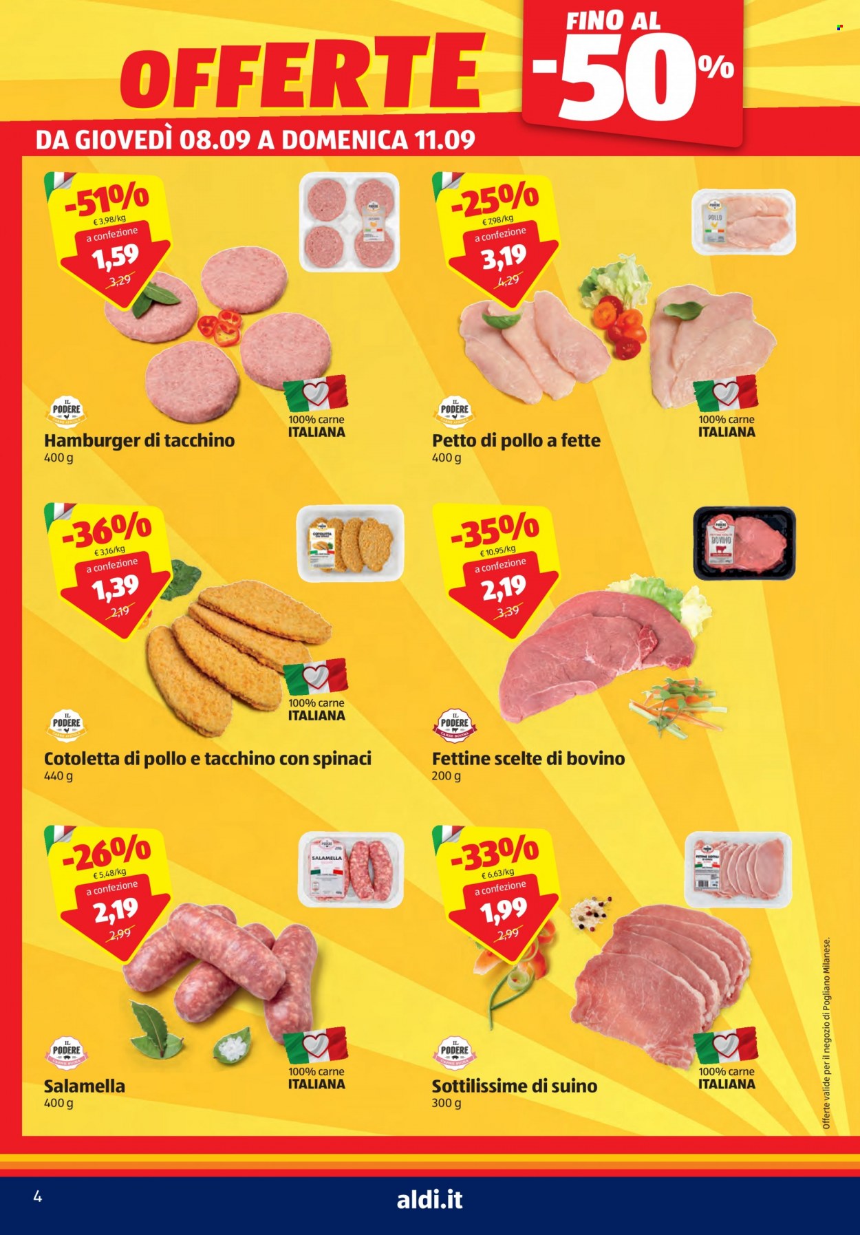 Volantino Aldi - 8/9/2022 - 11/9/2022. Pagina 4