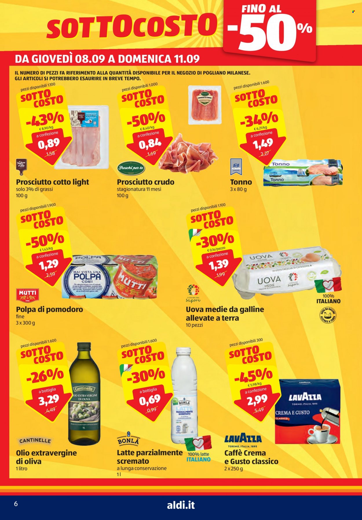 Volantino Aldi - 8/9/2022 - 11/9/2022. Pagina 6