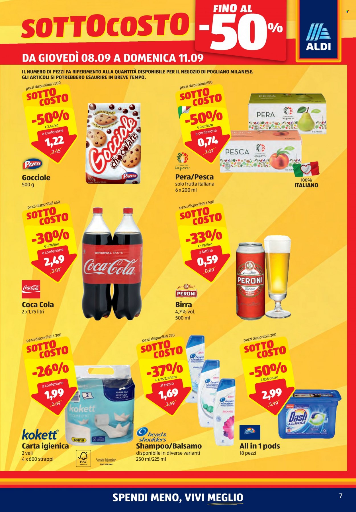 Volantino Aldi - 8/9/2022 - 11/9/2022. Pagina 7