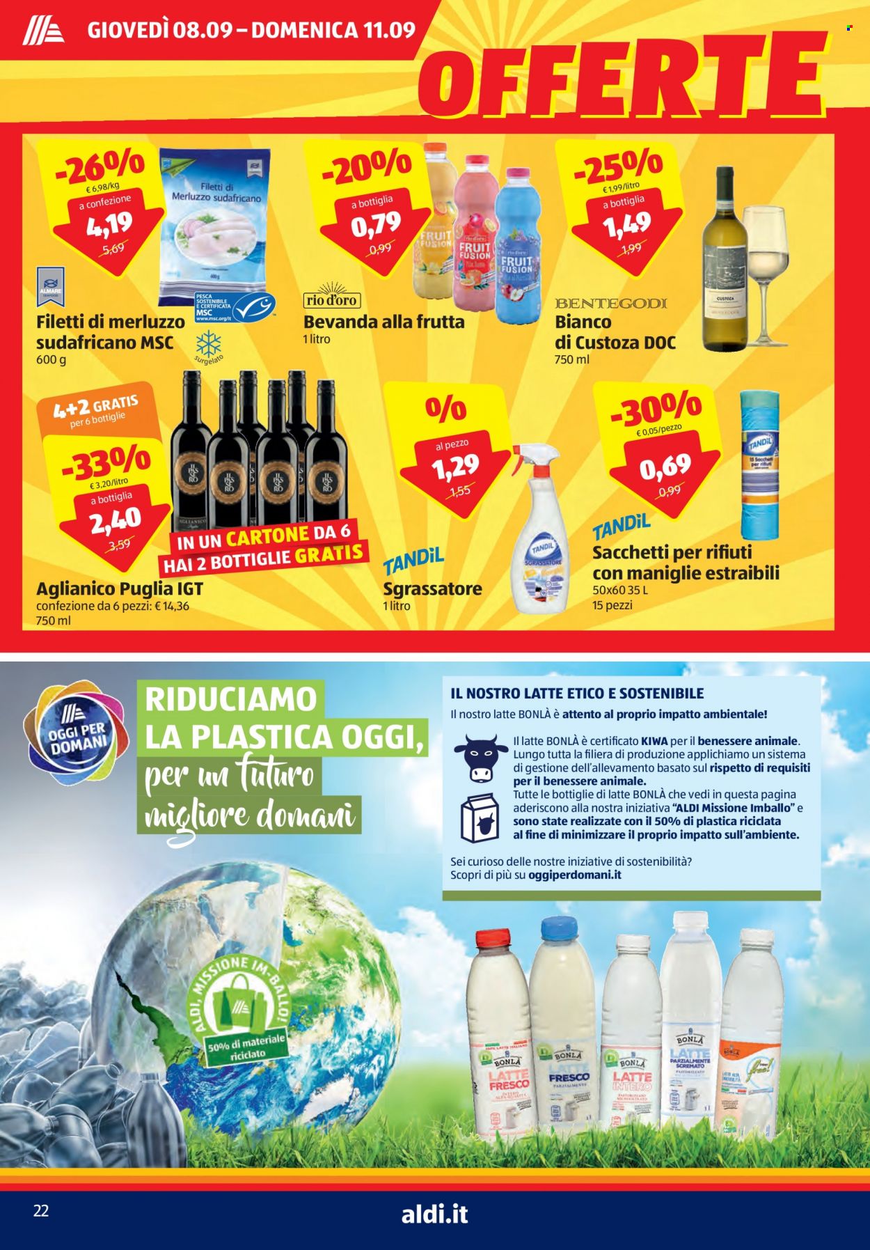 Volantino Aldi - 8/9/2022 - 11/9/2022. Pagina 22