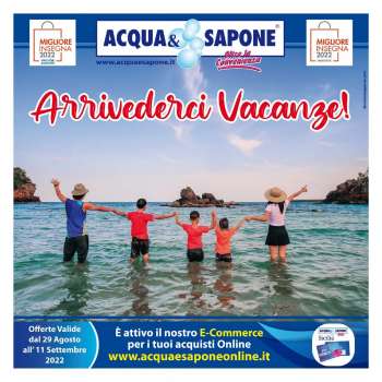Volantino Acqua & Sapone - 29/8/2022 - 11/9/2022.