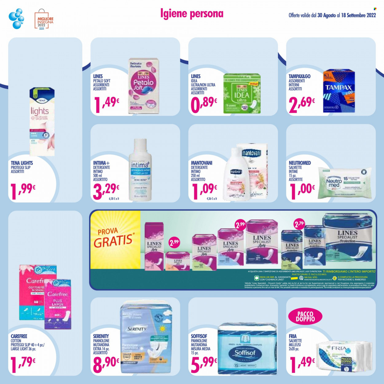 Volantino Acqua & Sapone - 30/8/2022 - 18/9/2022. Pagina 2