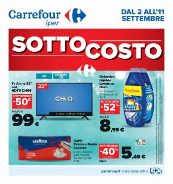 Volantino Carrefour - 2/9/2022 - 11/9/2022.