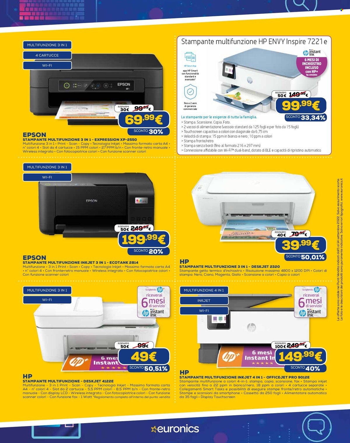 Volantino Euronics - 1/9/2022 - 14/9/2022. Pagina 9