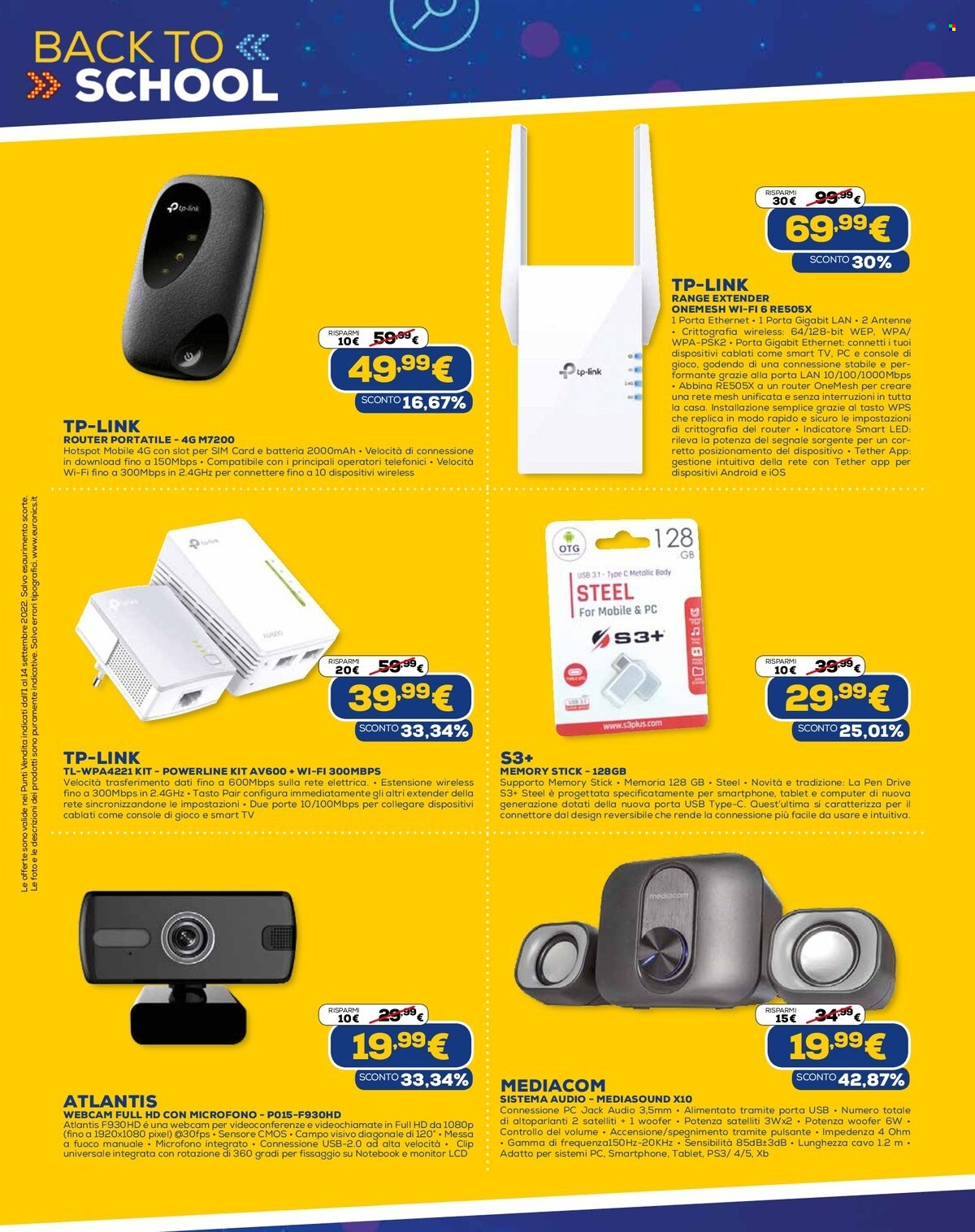 Volantino Euronics - 1/9/2022 - 14/9/2022. Pagina 10