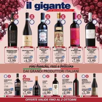 Volantino Il Gigante - 1/9/2022 - 1/10/2022.