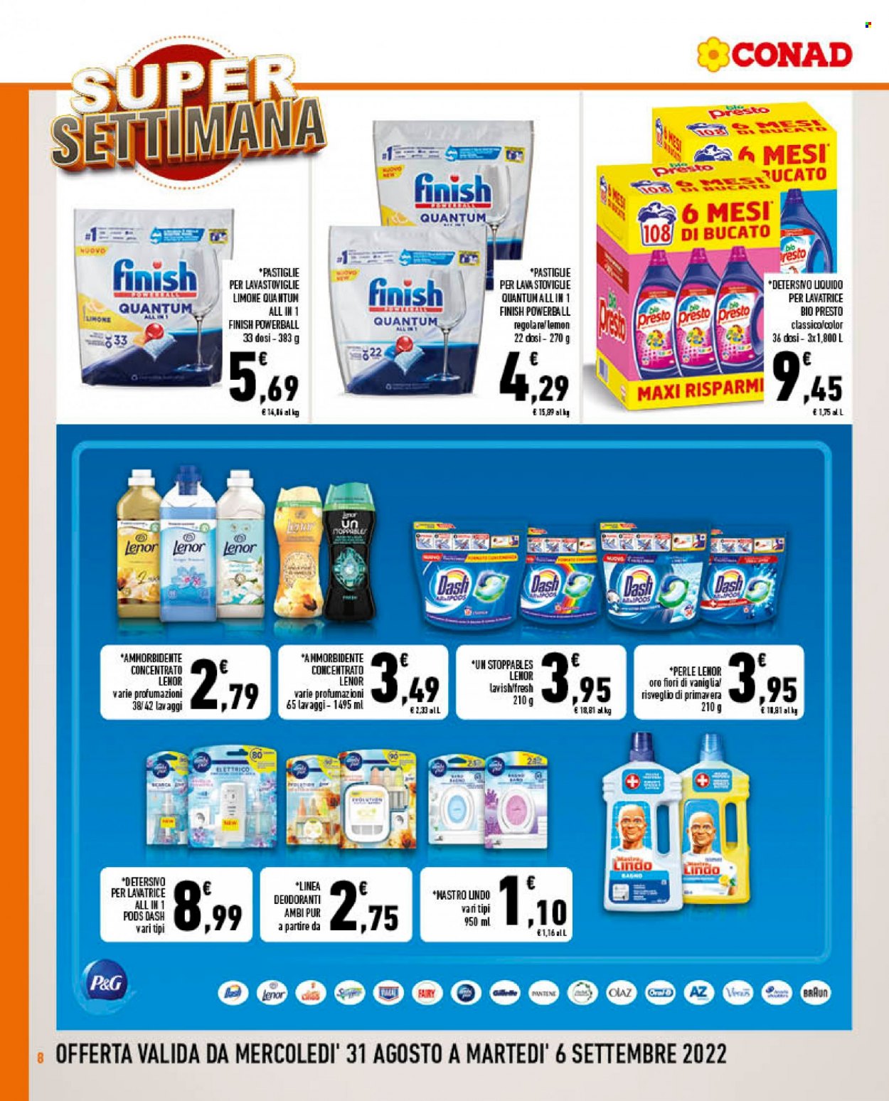 Leták Conad - 31.8.2022 - 6.9.2022. Strana 8