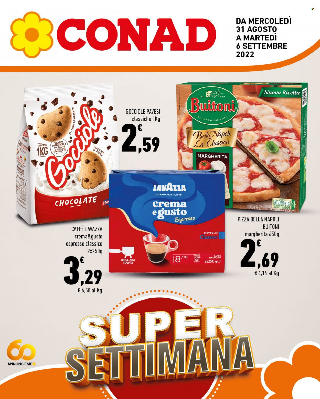 Volantino Conad - 31/8/2022 - 6/9/2022. Pagina 1