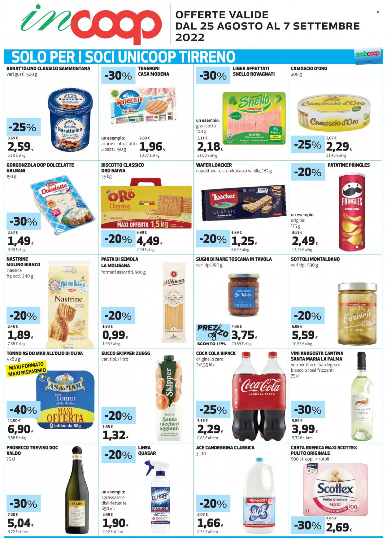 Volantino Coop - 25/8/2022 - 7/9/2022. Pagina 1