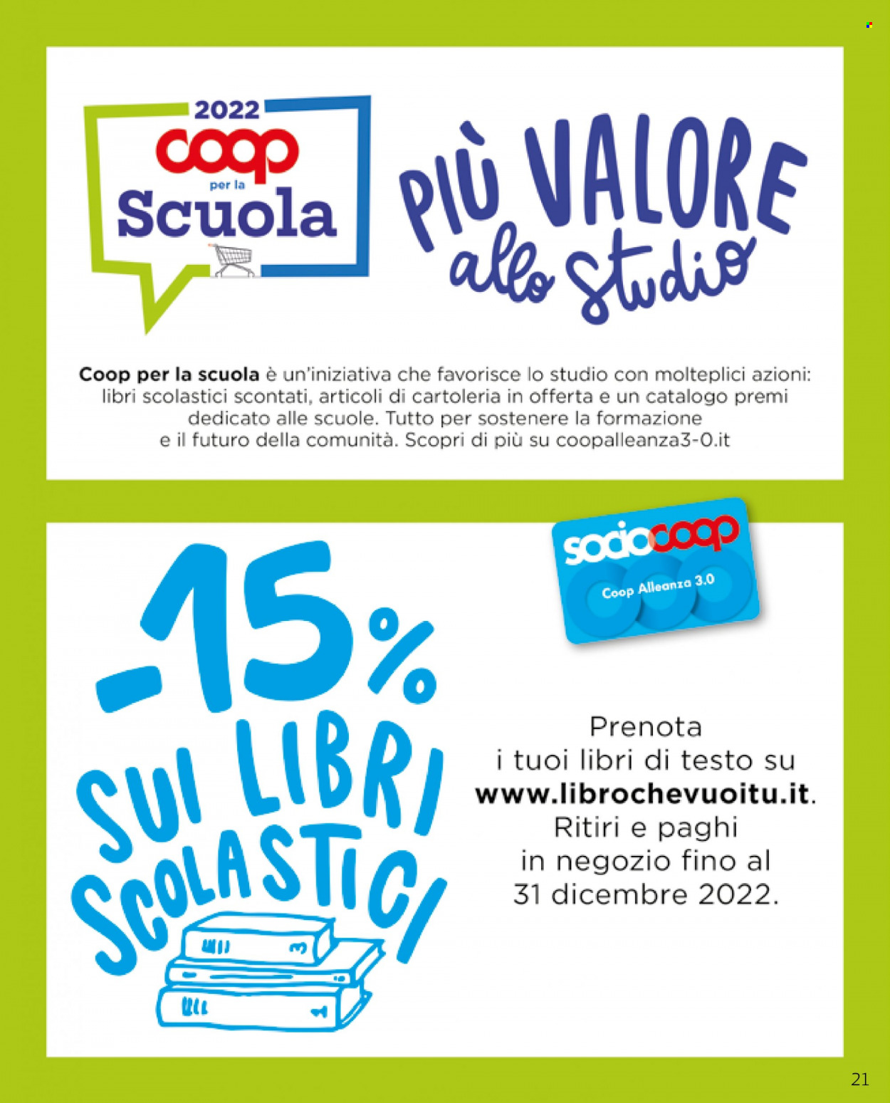 Leták Coop - 1.9.2022 - 11.9.2022. Strana 21