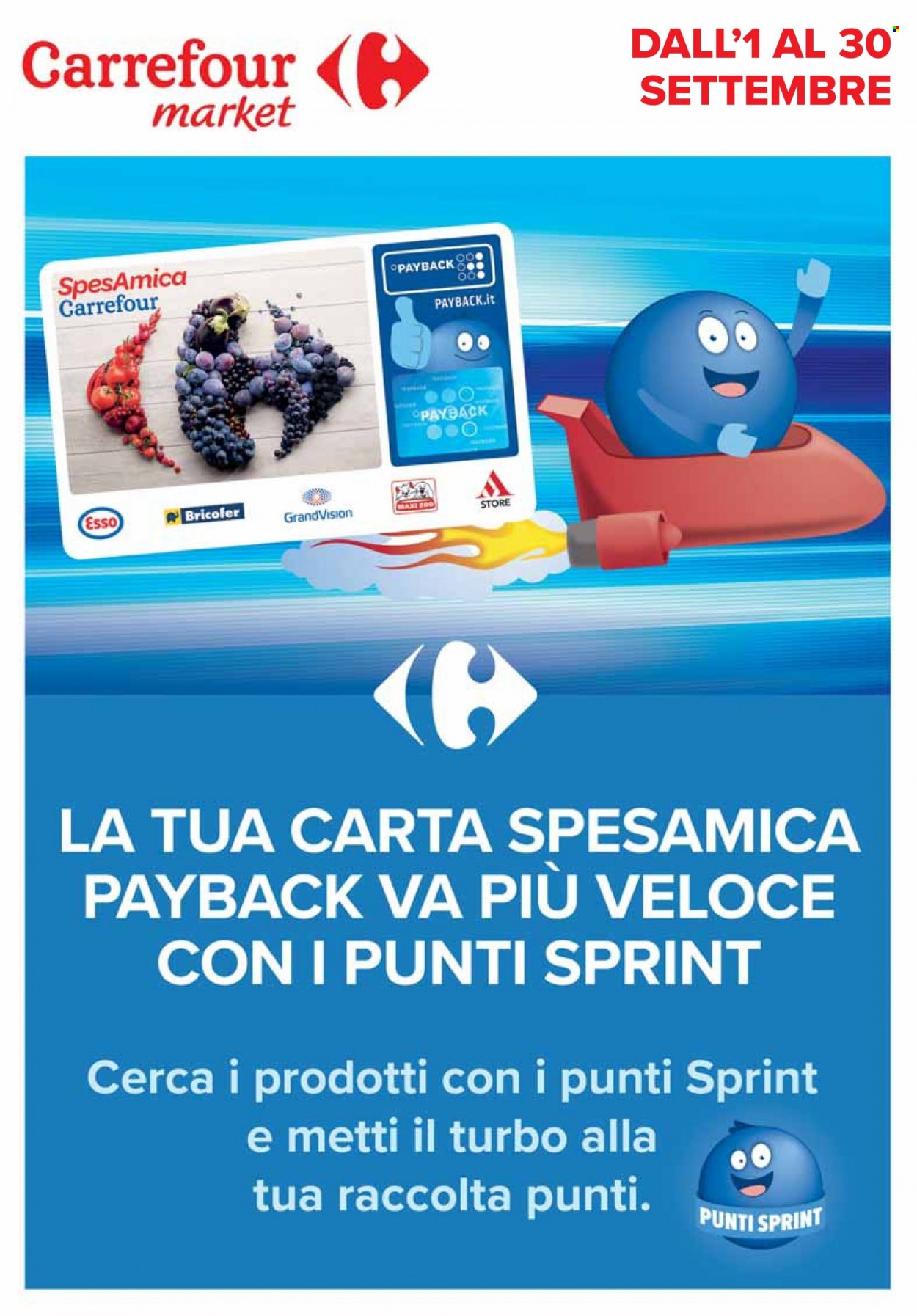 Leták Carrefour - 1.9.2022 - 30.9.2022. Strana 1