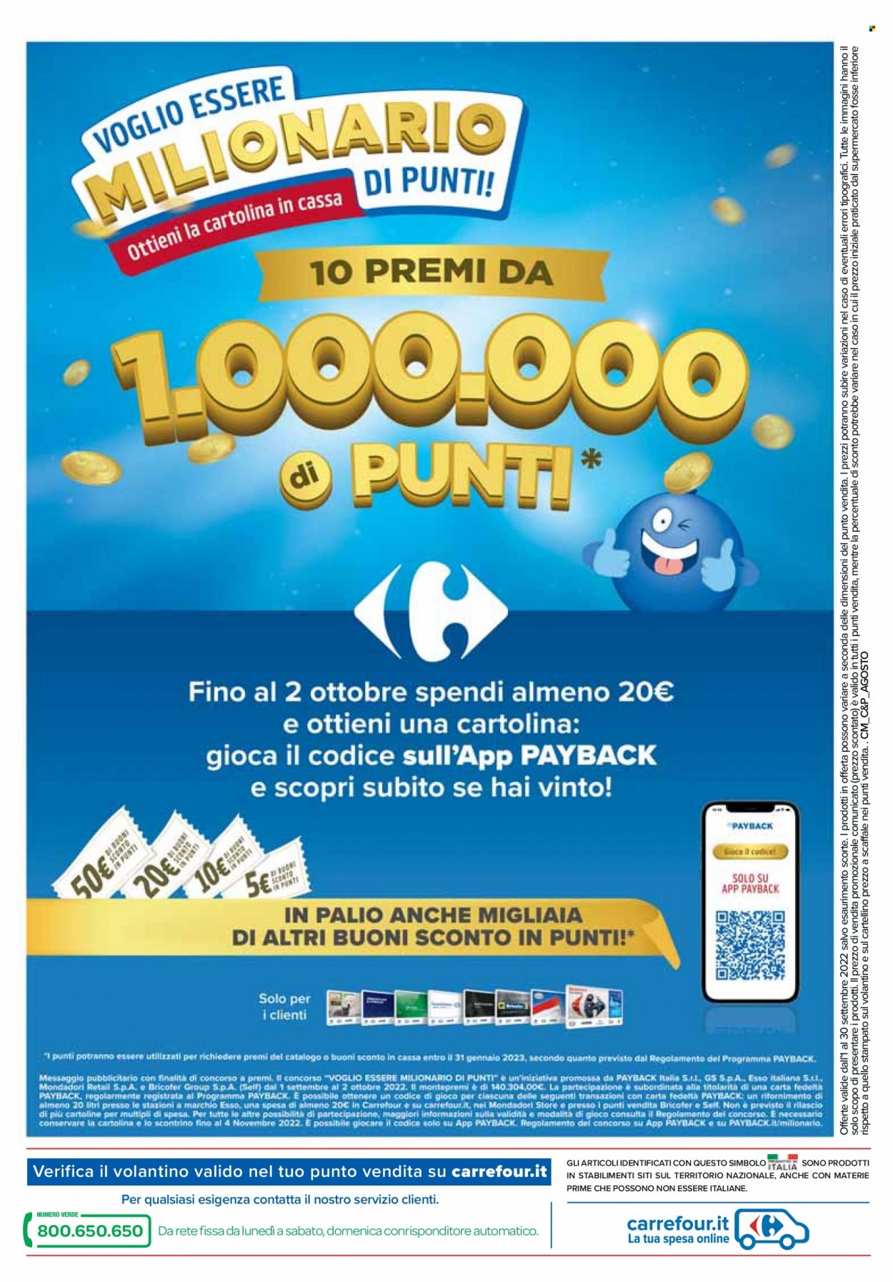 Leták Carrefour - 1.9.2022 - 30.9.2022. Strana 16
