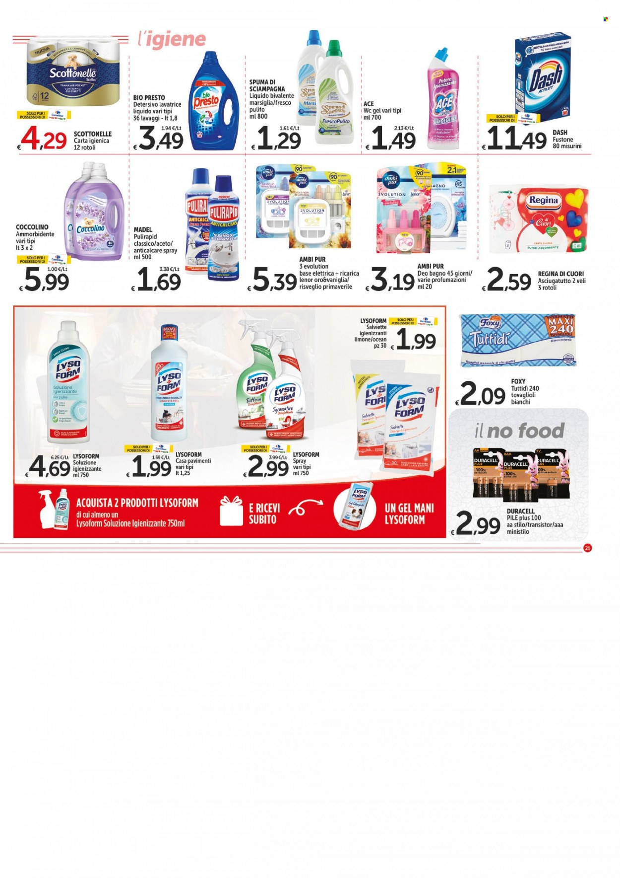 Volantino Carrefour - 25/8/2022 - 3/9/2022. Pagina 21