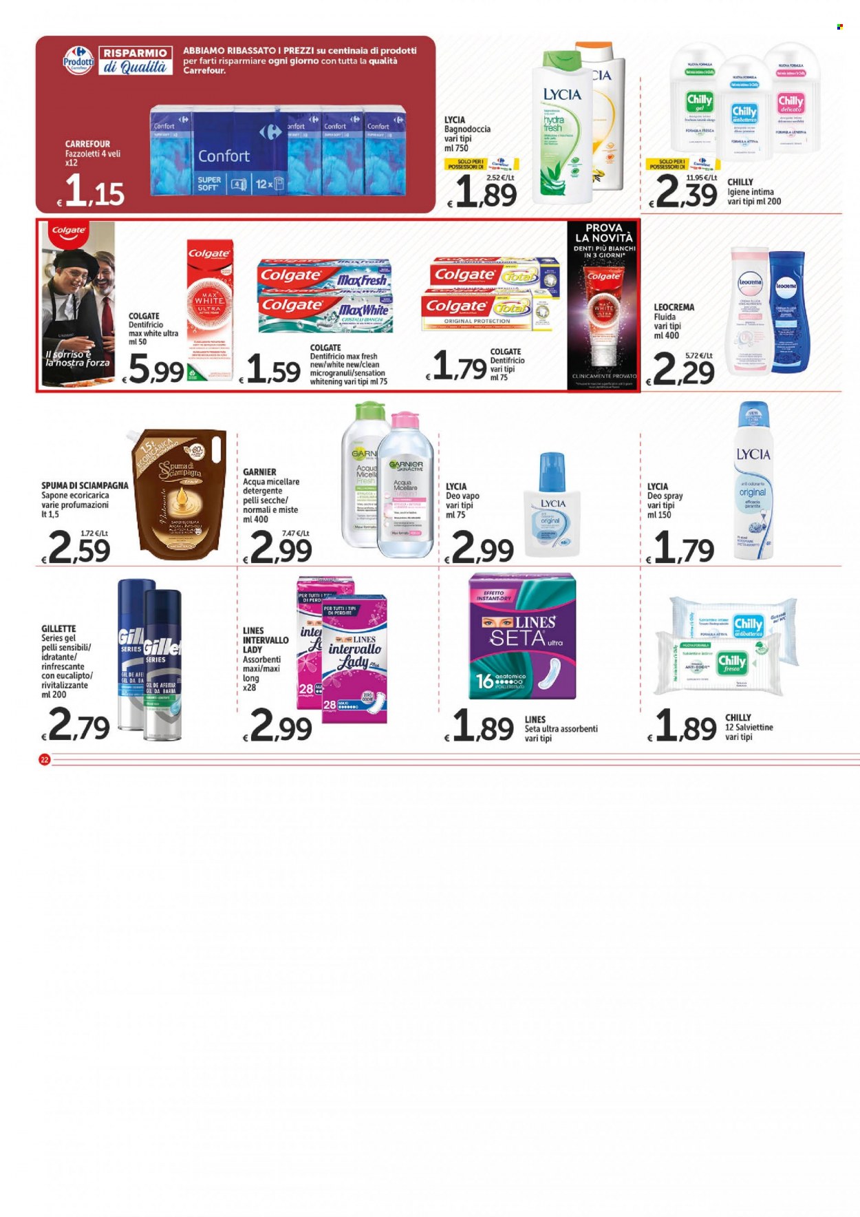 Volantino Carrefour - 25/8/2022 - 3/9/2022. Pagina 22