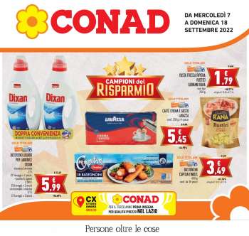 Volantino Conad - 7/9/2022 - 18/9/2022.
