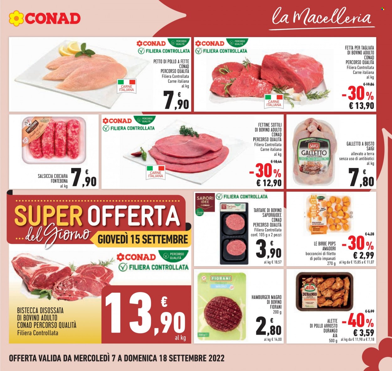 Volantino Conad - 7/9/2022 - 18/9/2022. Pagina 5