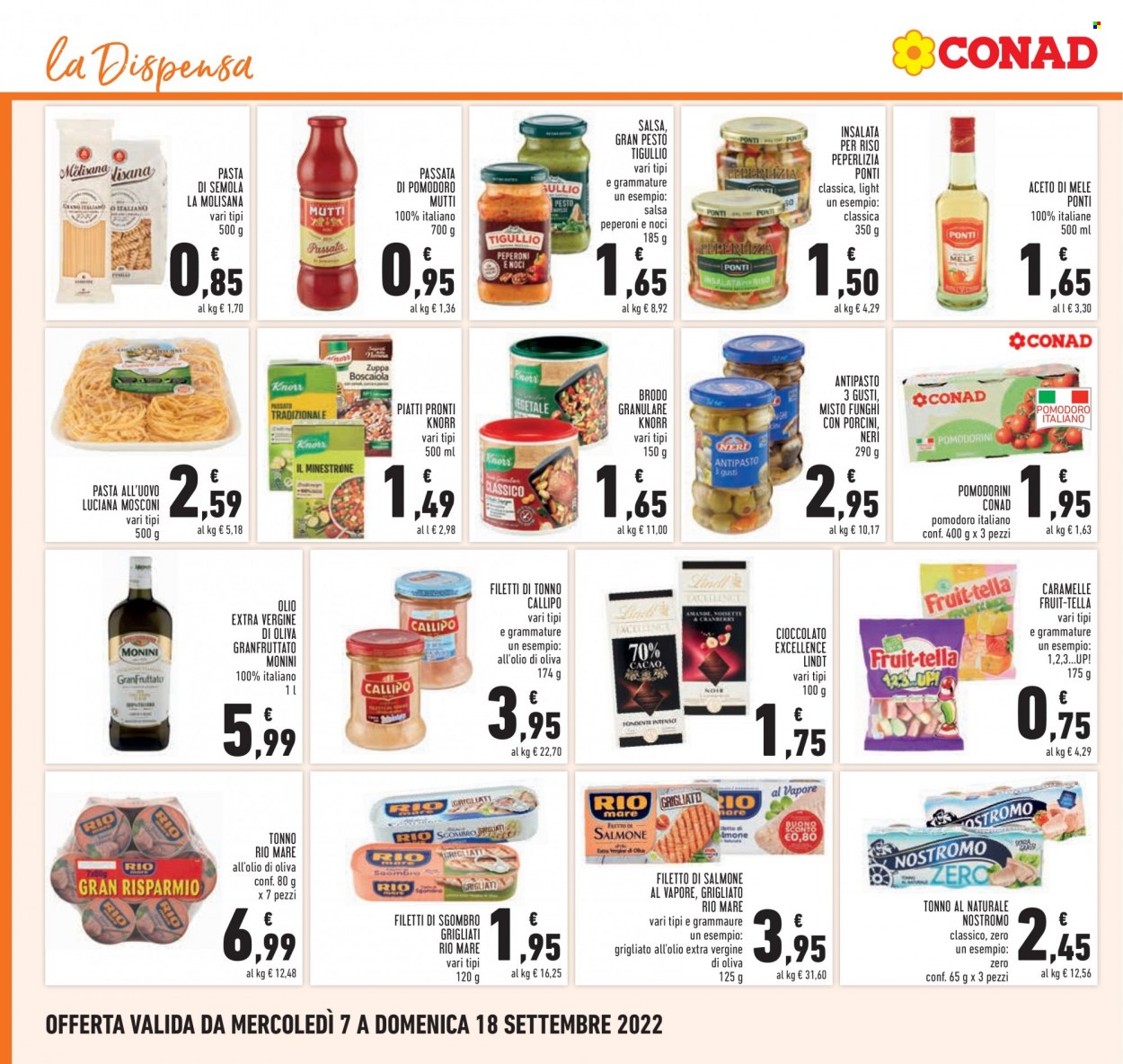 Volantino Conad - 7/9/2022 - 18/9/2022. Pagina 16