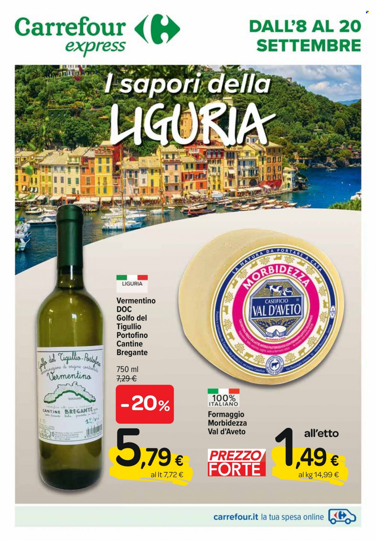 Volantino Carrefour - 8/9/2022 - 20/9/2022. Pagina 1