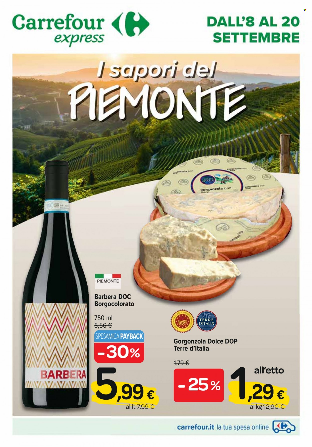 Volantino Carrefour - 8/9/2022 - 20/9/2022. Pagina 1