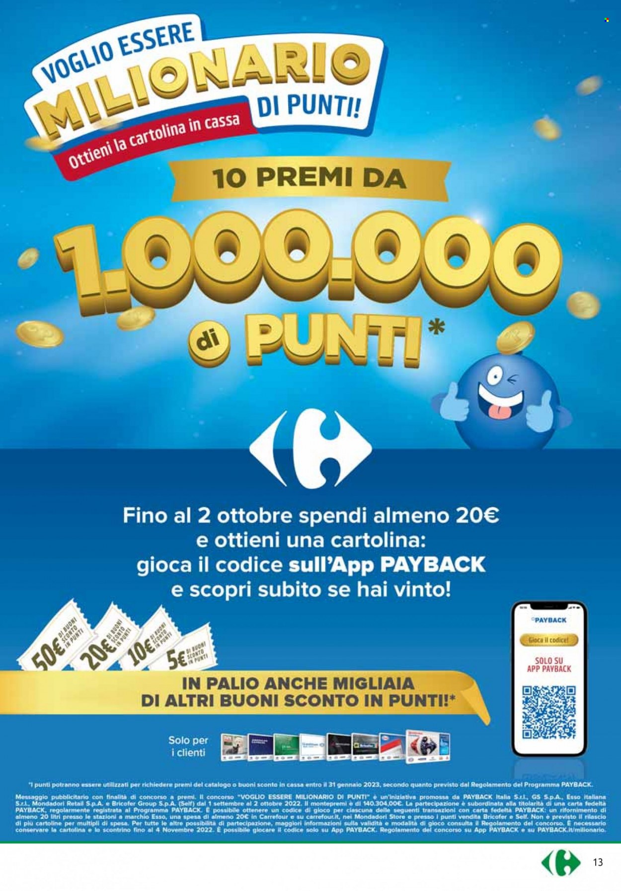 Volantino Carrefour - 8/9/2022 - 20/9/2022. Pagina 13