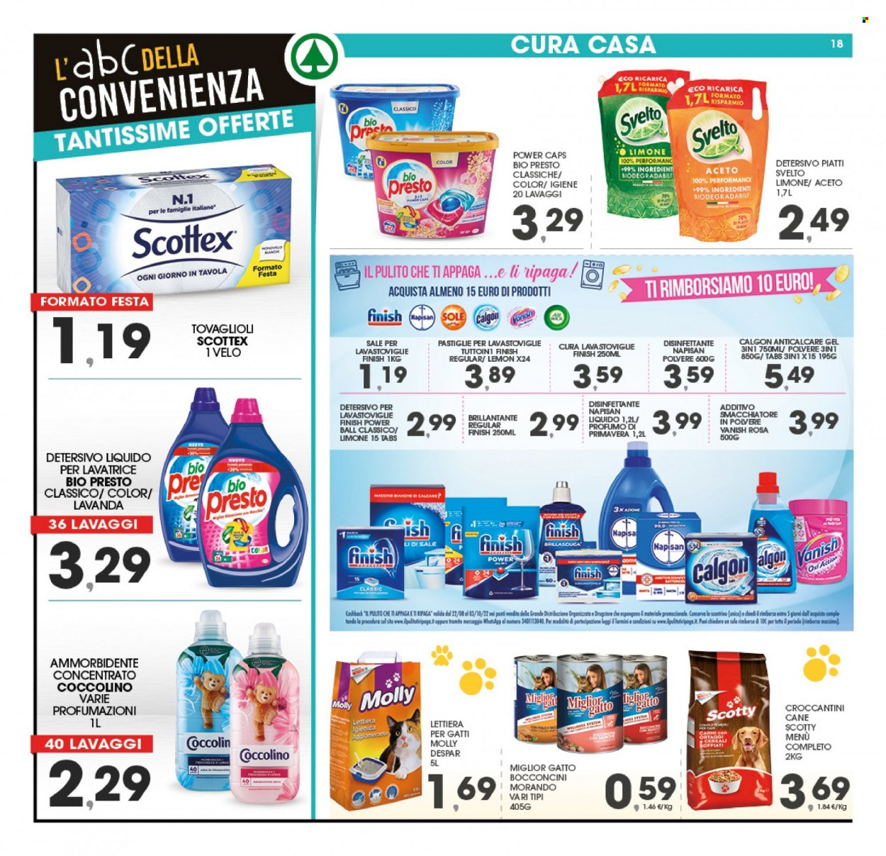Volantino Eurospar - 5/9/2022 - 11/9/2022. Pagina 18